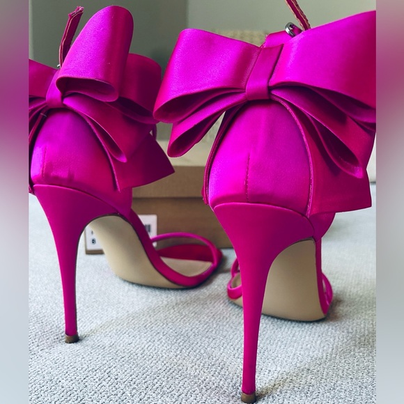 Steve Madden Babylon Pink Bow Heels - Picture 4 of 10